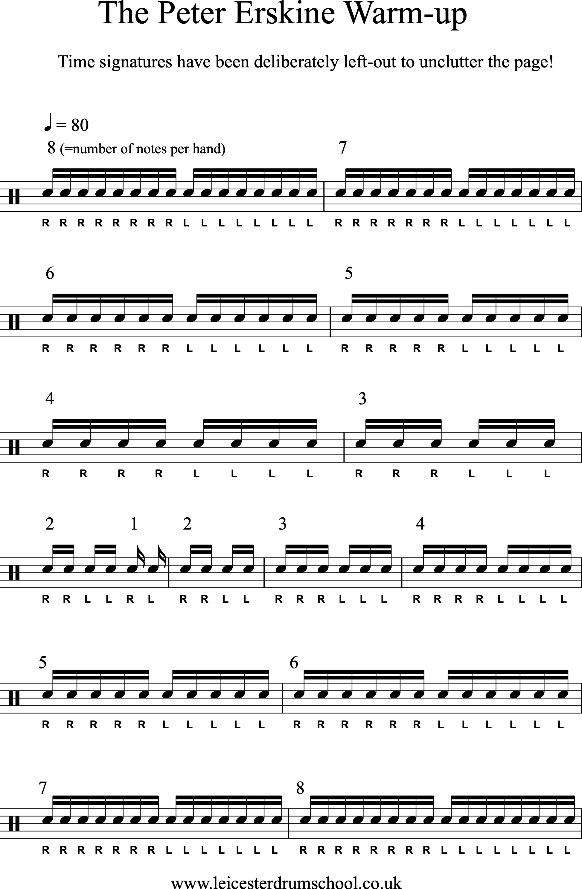 Peter Erskine Warm-up