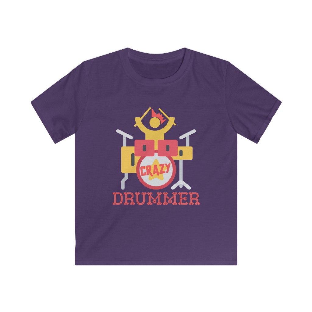 crazy drummer t-shirt