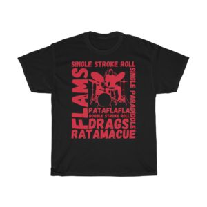 drum rudiments t-shirt