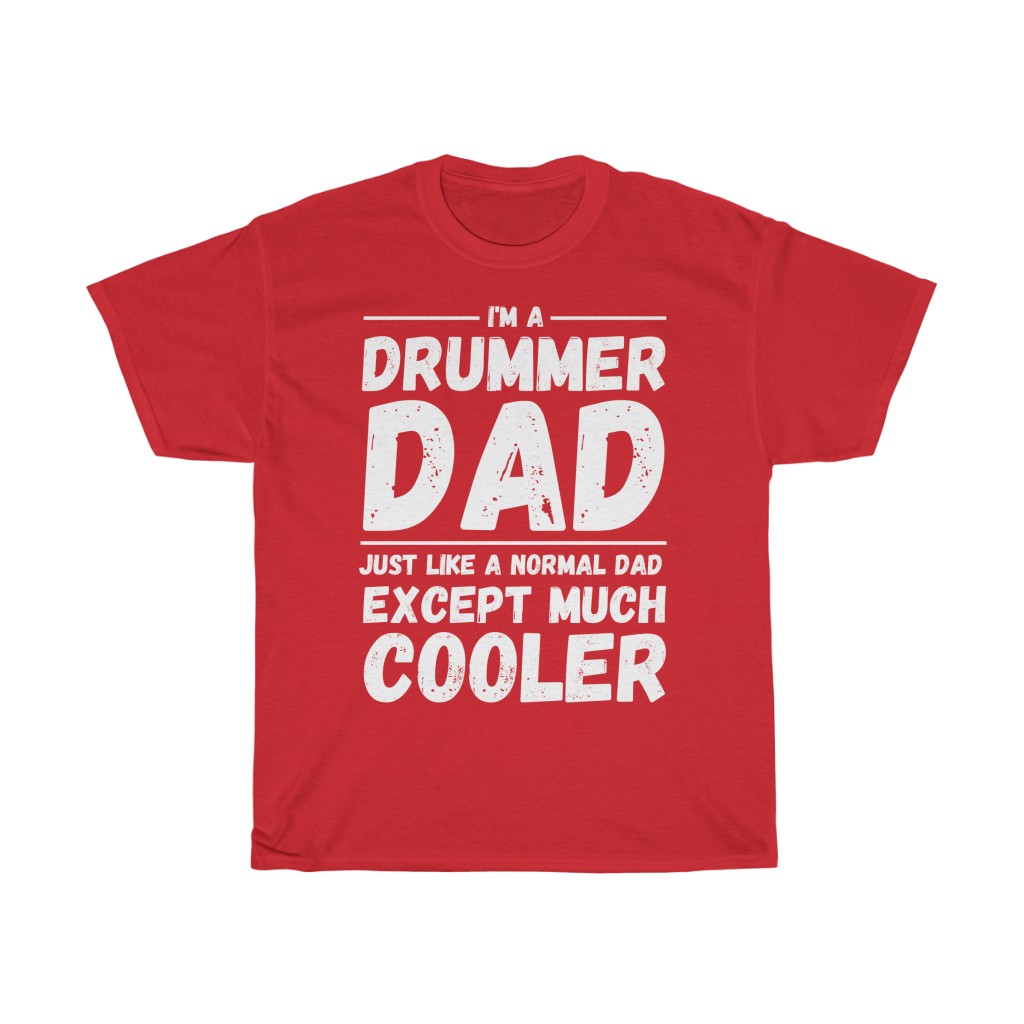 Dad Drummer tee