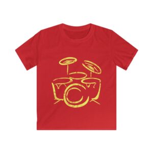 Kids Casual Drum T-shirt